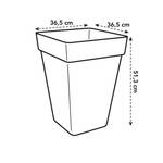 loft urban vierkant hoog 37cm antraciet